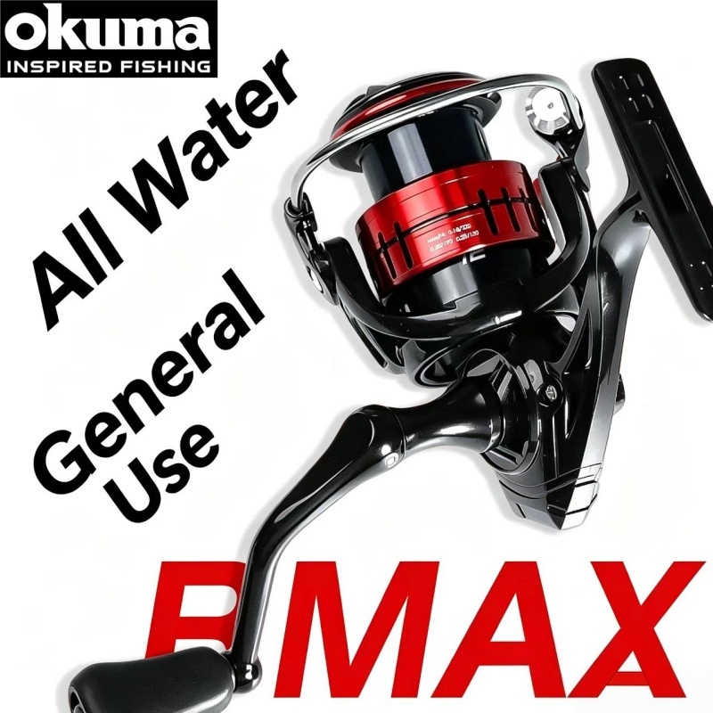 Abu Garcia Reel Max - Okuma BMA Spinnrolle Angelrolle für Salz-/Süßwasser-Angelzubehör